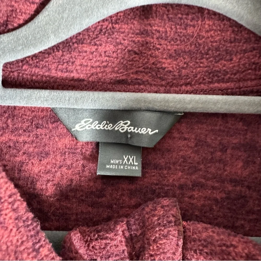 Eddie Bauer Men's Long Sleeve Front Pocket Quarter Zip Top Size XXL Multicolor